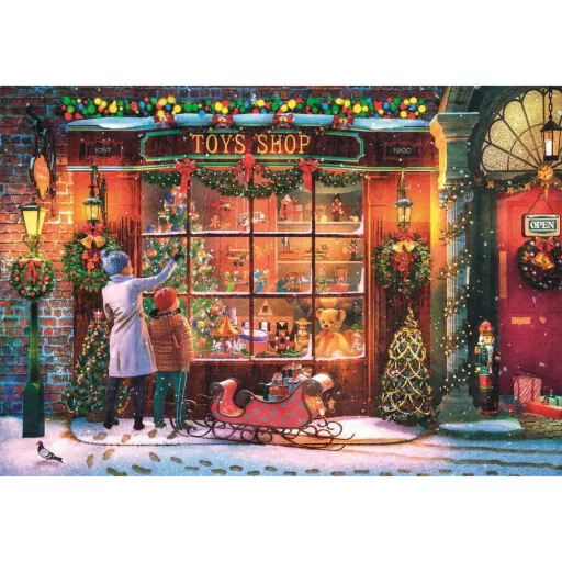 Karácsonyi Old Toy Shop 500db-os puzzle Clementoni