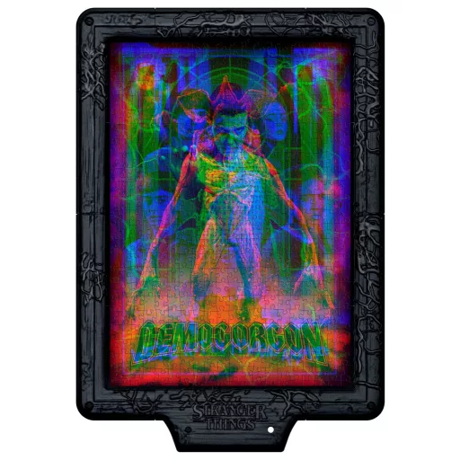 Stranger Things The Demogorgon 520 db-os puzzle LED-es keretben Clementoni
