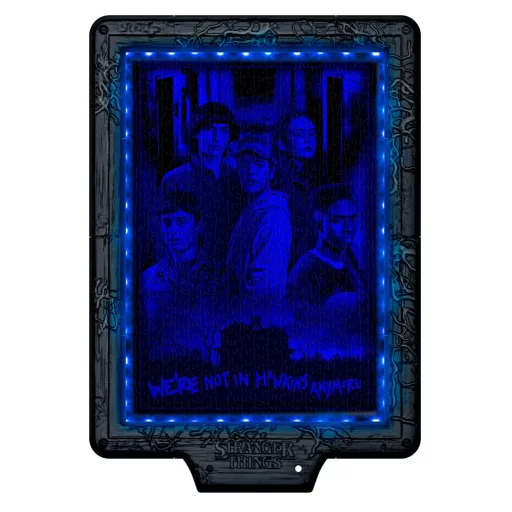 Stranger Things The Demogorgon 520 db-os puzzle LED-es keretben Clementoni
