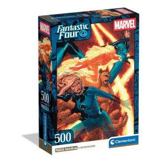   A Fantasztikus 4-es Flame 500 db-os Compact puzzle Clementoni