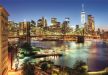 New York Brooklyn Bridge Lights 6000 db-os Compact puzzle Clementoni