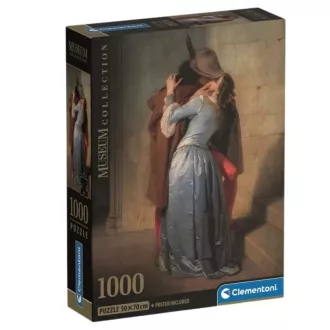   Művészet A csók Hayez 1000 db-os Compact puzzle Clementoni