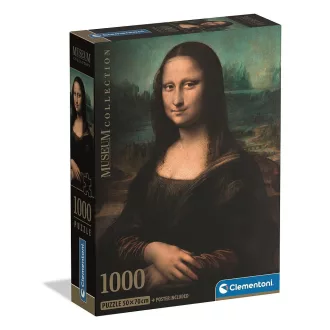 Művészet Mona Lisa 1000 db-os Compact puzzle Clementoni