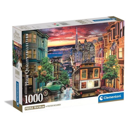 San Francisco 1000db-os puzzle Clementoni