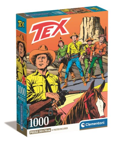 Tex Willer Ride 1000 db-os Compact puzzle Clementoni