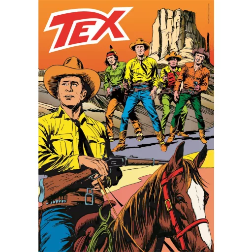 Tex Willer Ride 1000 db-os Compact puzzle Clementoni