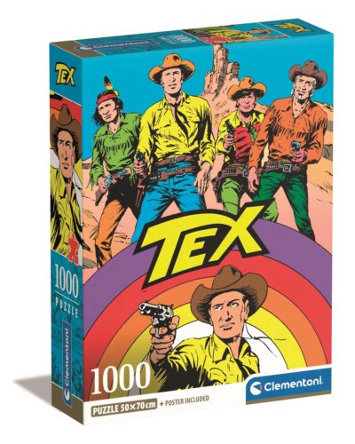 Tex Willer Rainbow 1000 db-os Compact puzzle Clementoni