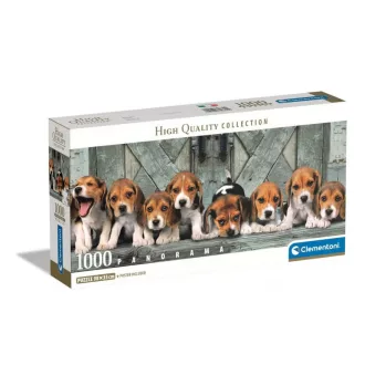 Kutyás Beagles 1000db-os panorama puzzle Clementoni