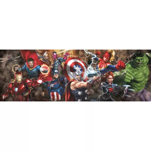 Bosszúállók Ultimate Unite 1000db-os panorama puzzle Clementoni