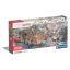 Karácsonyi falu Getting Ready 1000 db-os panorama puzzle Clementoni