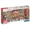 Karácsonyi falu Village 1000 db-os panorama puzzle Clementoni