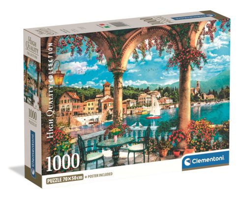 Olaszország View of Lake Como 1000 db-os Compact puzzle Clementoni