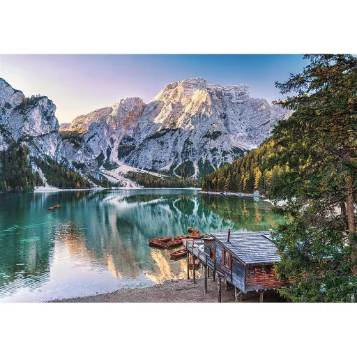 Olaszország Lake Braies 1000 db-os Compact puzzle Clementoni