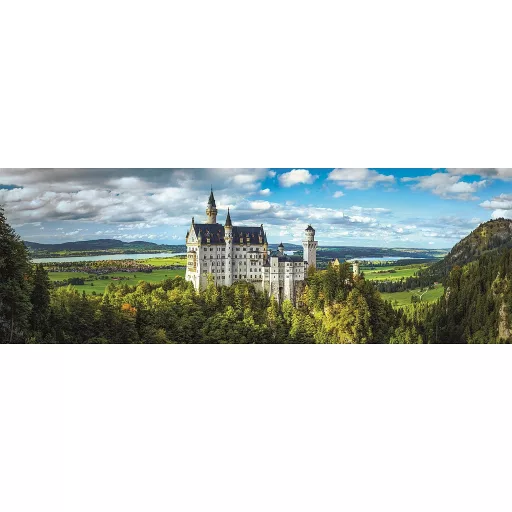 Németország Neuschwantein 1000 db-os panorama Compact puzzle Clementoni