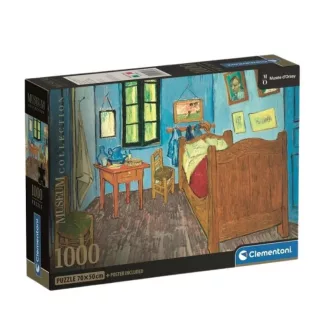   Művészet Hálószoba Arles-ban Van Gogh 1000 db-os Compact puzzle Clementoni