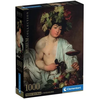   Művészet Bacchus Caravaggio 1000 db-os Compact puzzle Clementoni
