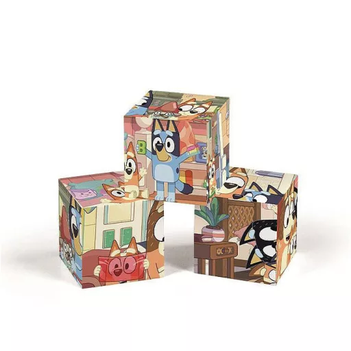 Bluey Play All Day mesekocka 6 db-os Clementoni