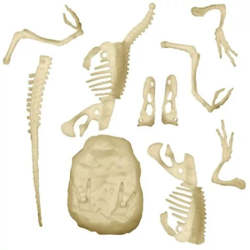 Világító velociraptor Archeo Fun régészeti készlet Clementoni