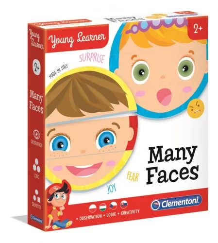 Arckifejezések Young&Learner oktatójáték Clementoni