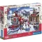 Karácsony Train Station 500 db-os puzzle Clementoni