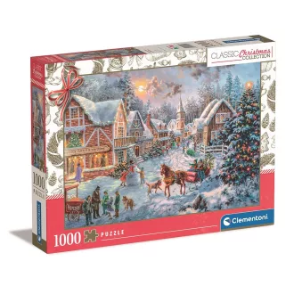 Karácsony Getting Ready 1000db-os puzzle Clementoni