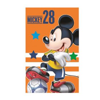 Disney Mickey Football Orange kéztörlő arctörlő, törölköző 35x65 cm