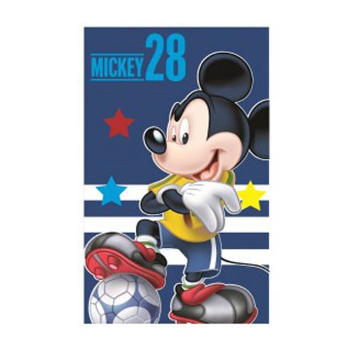 Disney Mickey Football Blue kéztörlő arctörlő, törölköző 35x65 cm