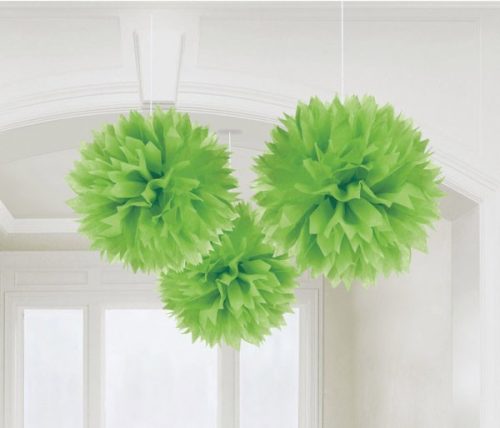 Kiwi Green, Zöld függő pom pom dekoráció 3 db-os