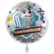 Mancs Őrjárat Snow Cool Joyeux Anniversaire fólia lufi 43cm