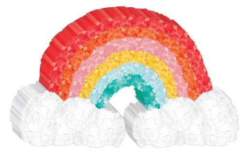 Retro Rainbow mini dekoráció 19 cm