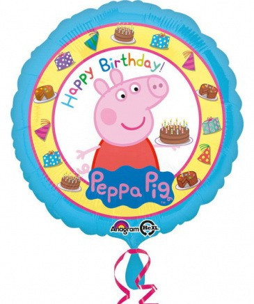 Peppa malac fólia lufi 43 cm