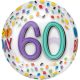 Happy Birthday 60 Gömb Fólia lufi 40 cm