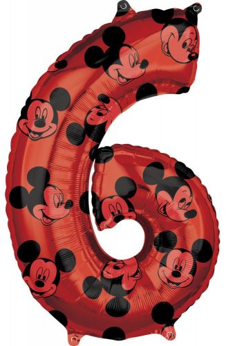 Disney Mickey Fólia lufi 6-os 66 cm