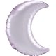 Pastel Pink szatén hold fólia lufi 66 cm