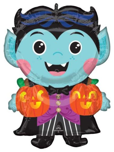 Halloween Vámpír fólia lufi 76 cm