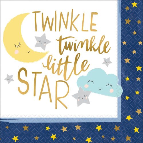 Twinkle, little star szalvéta 16 db-os 33*33 cm