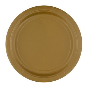 Gold, Arany papírtányér 8 db-os 23 cm