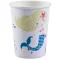 Mermaid, Sellő papír pohár 8 db-os 250 ml