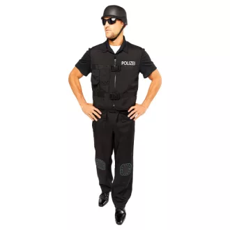 Német rendőr Swat felnőtt jelmez L