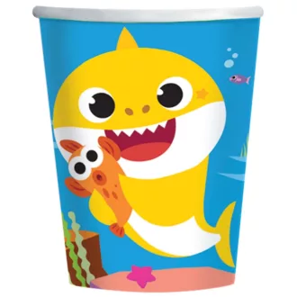 Baby Shark papír pohár 8 db-os 250 ml