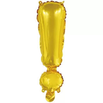 Gold, Arany ! betű fólia lufi, 43 cm