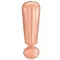 Rose Gold ! betű fólia lufi, 103 cm