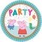 Peppa malac papírtányér 8 db-os 23 cm