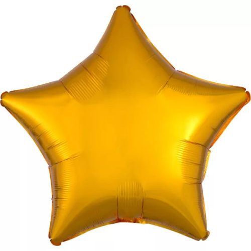 Metallic Gold csillag fólia lufi 48 cm
