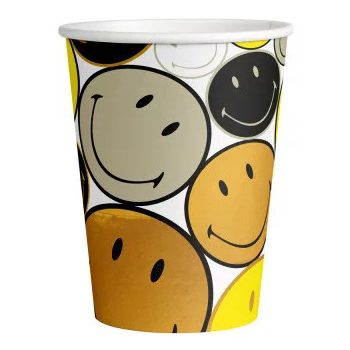 Smiley Originals papír pohár 8 db-os 250 ml