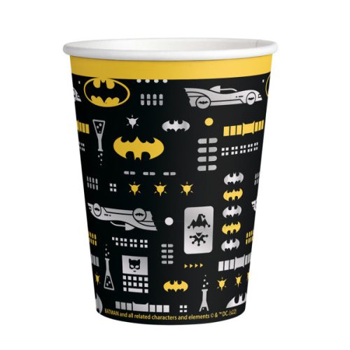 Batman papír pohár 8 db-os 250 ml