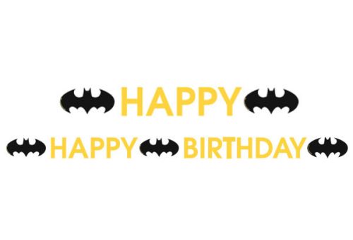 Batman Happy Birthday felirat 180 cm