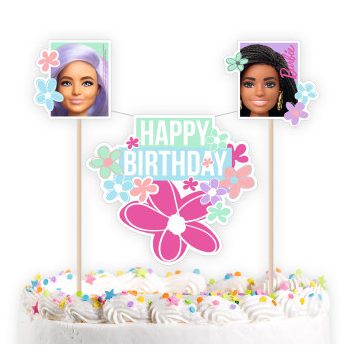 Barbie Sweet Life torta dekoráció 26 cm