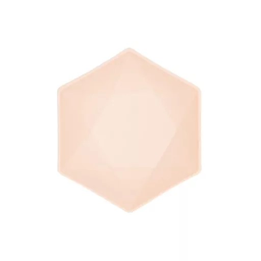 Barack Vert Decor hatszögletű mélytányér 6 db-os 15,8cm