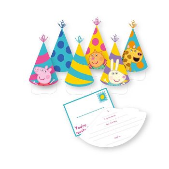 Peppa malac Celebration party meghívó 6 db-os